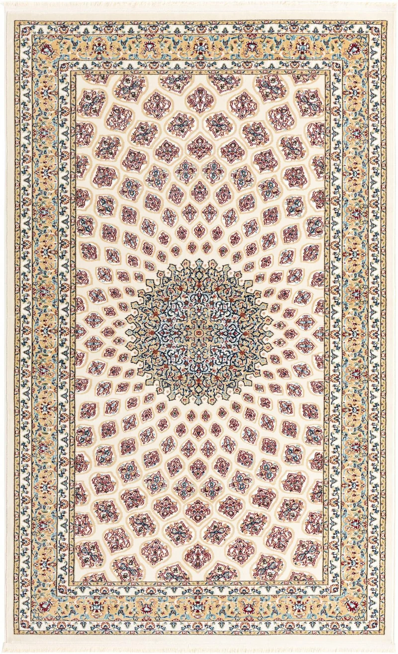 Teppich "Almas" Rechteckig Elfenbein 150x245 cm
