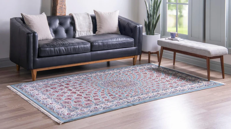 Teppich "Almas" Rechteckig Blau 90x150 cm