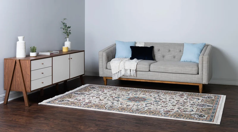 Teppich "Almas" Rechteckig Elfenbein 90x150 cm