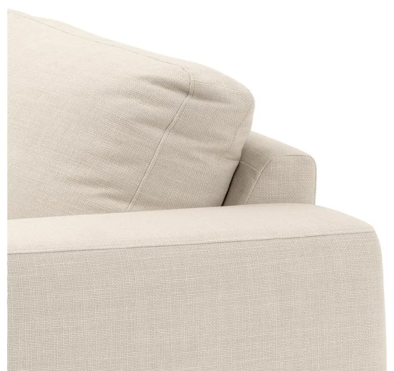 Casa Padrino Luxus Sofa Naturfarbig 223 x 93 x H. 80 cm - Luxus Wonzimmer Möbel