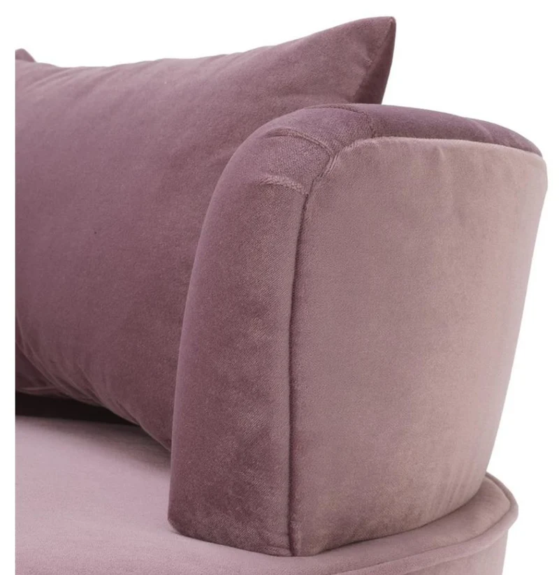 Casa Padrino Designer Sofa Lila 162 x 79 x H. 66 cm - Luxus Möbel