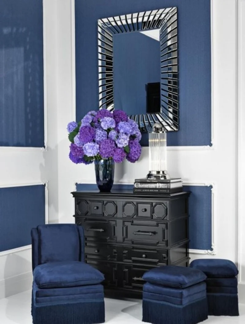 Casa Padrino Designer Luxus Wandspiegel aus Spiegelglas 90 x 120 cm - Exklusiver Hotel Spiegel