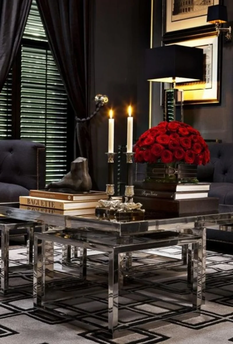 Casa Padrino Luxus Wandleuchte Nickel - Luxus Qualität