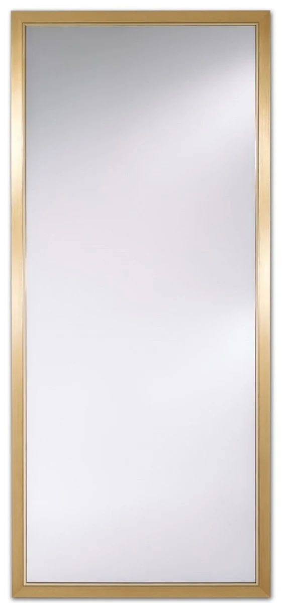 Casa Padrino Luxus Wohnzimmer Spiegel / Wandspiegel Gold 75 x H. 170 cm - Deko Accessoires