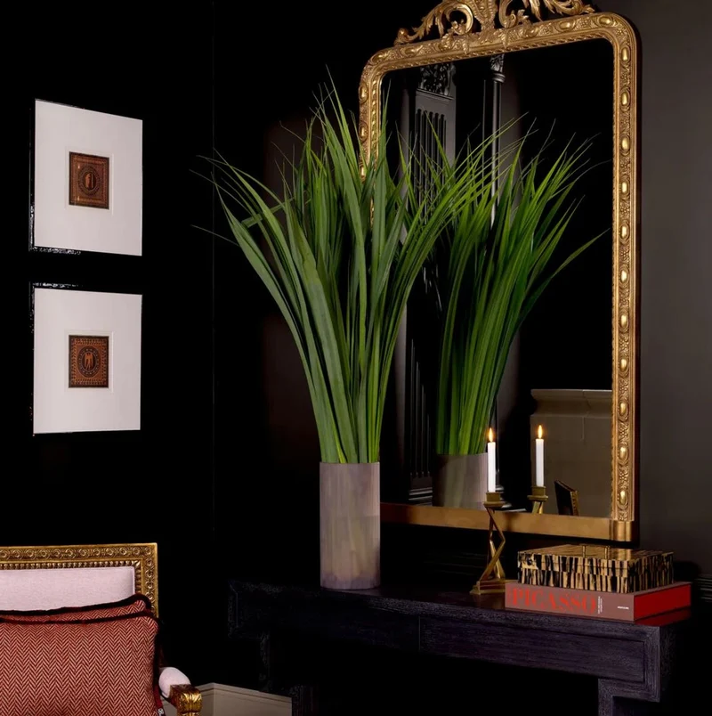 Casa Padrino Luxus Barock Mahagoni Spiegel Antik Gold H. 211 cm