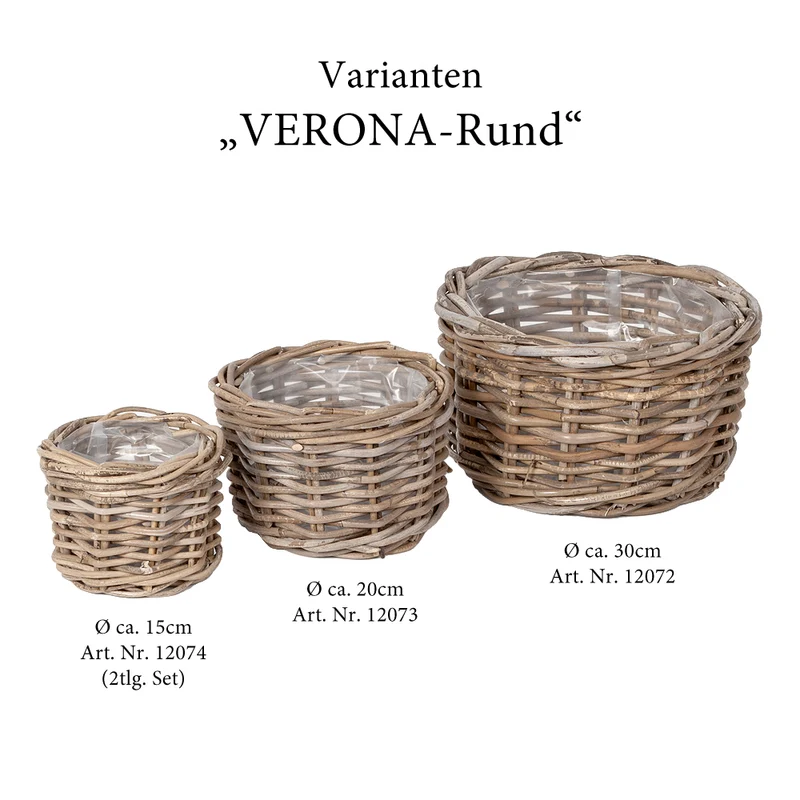 Pflanzkorb VERONA-Rund ca. D20cm