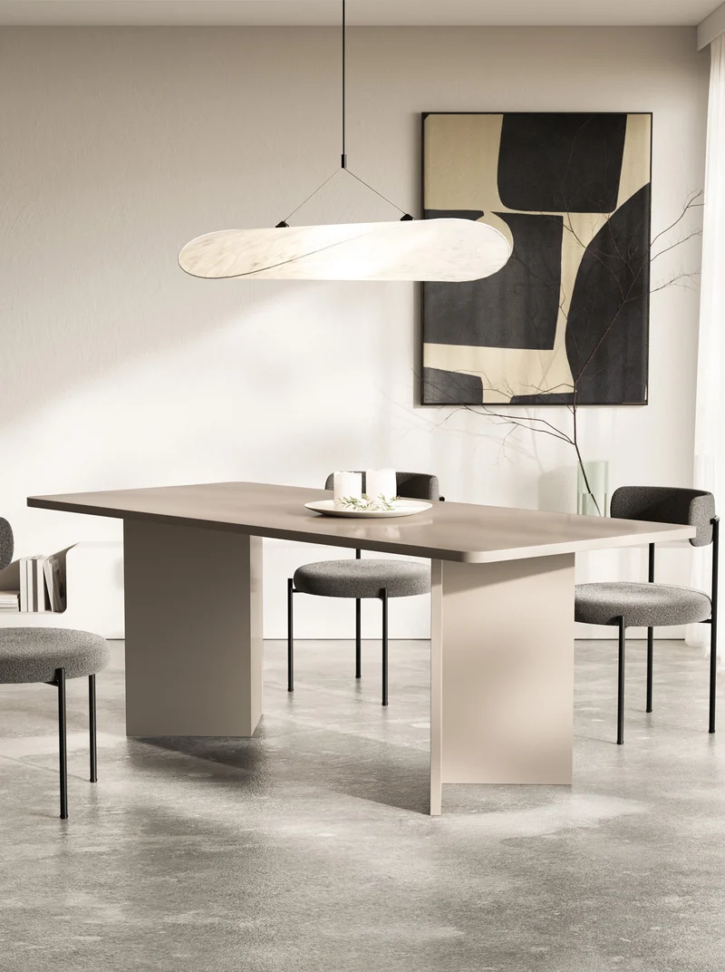 Esstisch Qubeo 204x90 cm Kaschmir