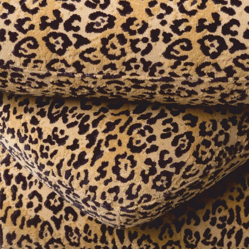 Casa Padrino Luxus Drehhocker Leopard H. 55 cm - Luxus Hotel Möbel