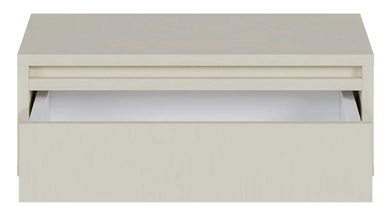 Hängender Nachttisch Evo mit Schublade 50 cm Sandbeige