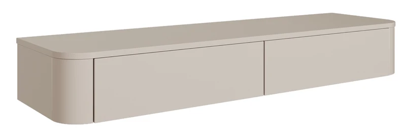 Hängender TV-Schrank Luvio Slim 140 cm Kaschmir