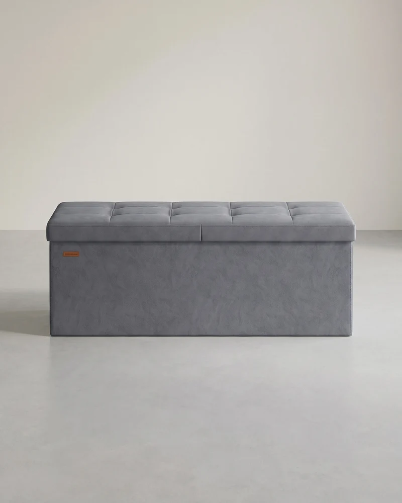 Aufbewahrungsbank - 38 x 110 x 38 cm - Mit Klappdeckel - Für Schlafzimmer Oder Flur