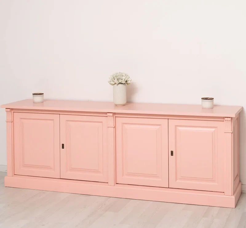 Großes Sideboard aus Massivholz mit 4 Türen