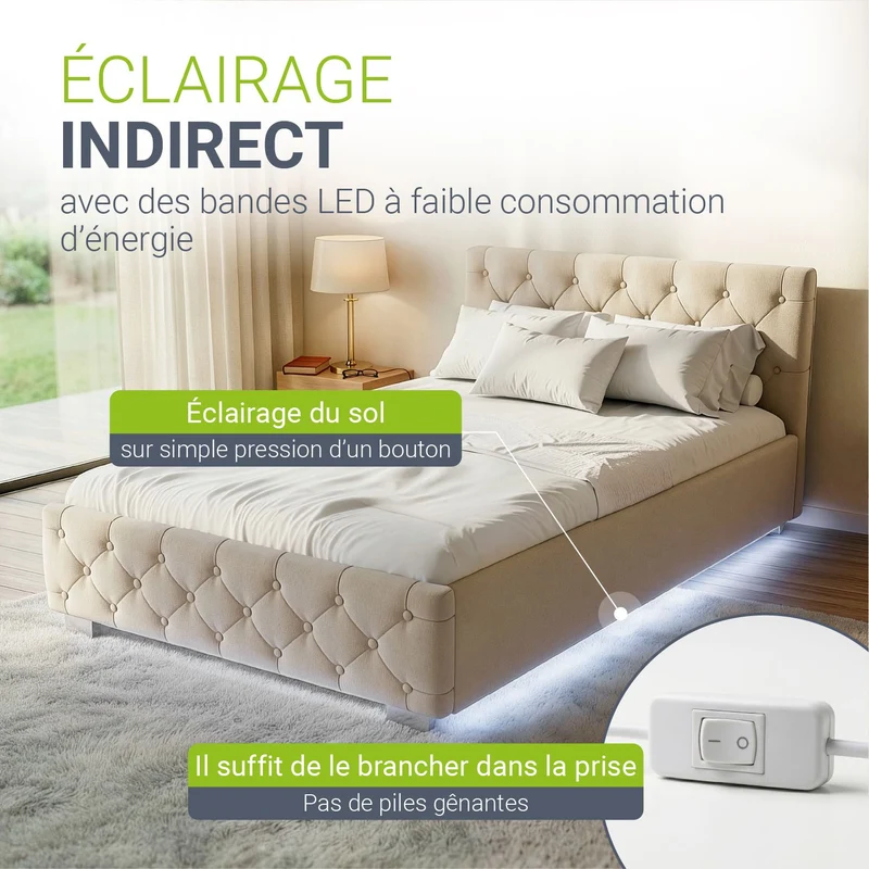 Polsterbett Nizza