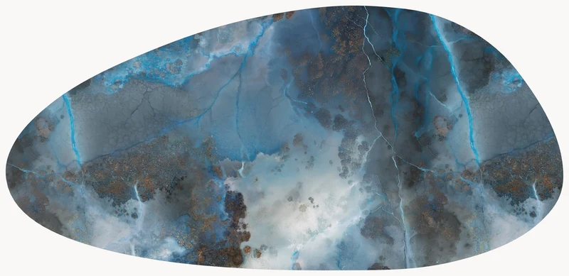 Keramiek eettafel Thunderstorm - Kiezel A - Sol double