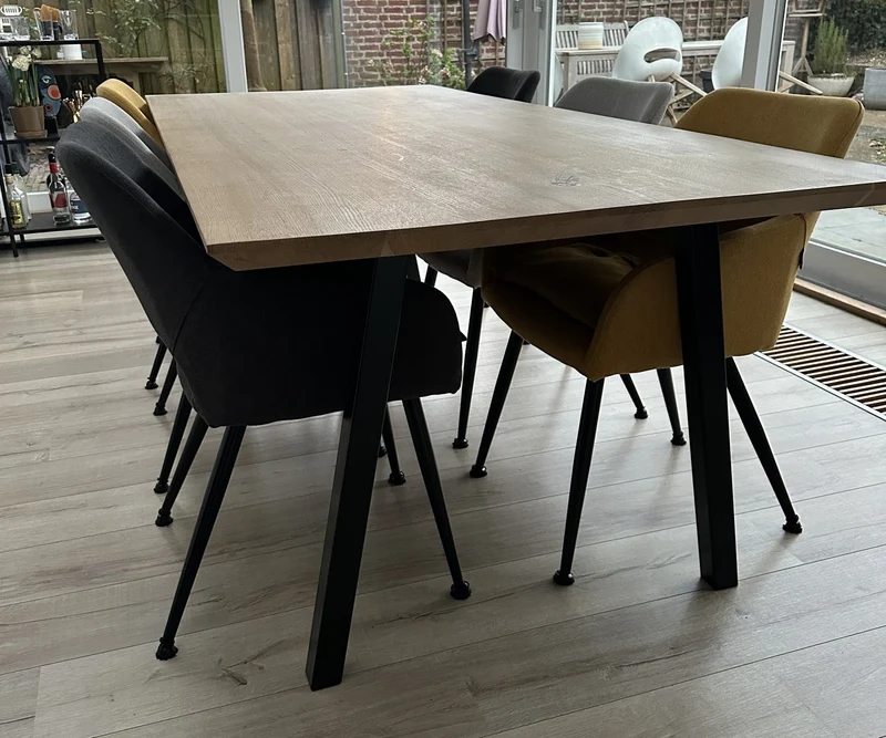 Fenix eettafel Cacao Orinoco- Vierkant - Pole Eiken