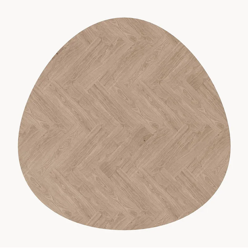Eiken eettafel - Organisch Rond - Tullip 4