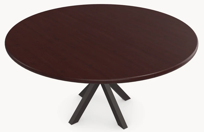 Eiken massief eettafel - Rond - Matrix