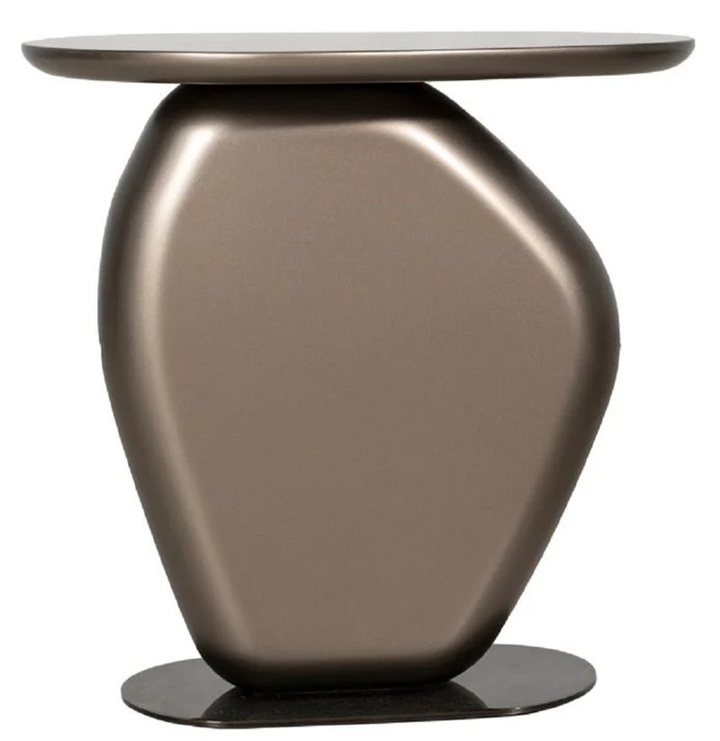 Casa Padrino Luxus Wohnzimmer Beistelltisch Bronze H. 55 cm - Hotel Tisch - Wohnzimmer Möbel - Hotel Möbel - Luxus Qualität