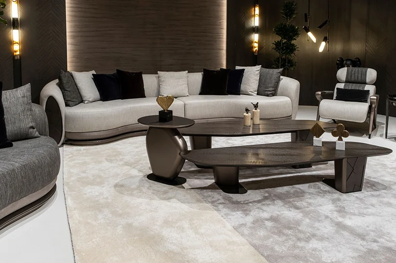 Casa Padrino Luxus Wohnzimmer Beistelltisch Bronze H. 55 cm - Hotel Tisch - Wohnzimmer Möbel - Hotel Möbel - Luxus Qualität