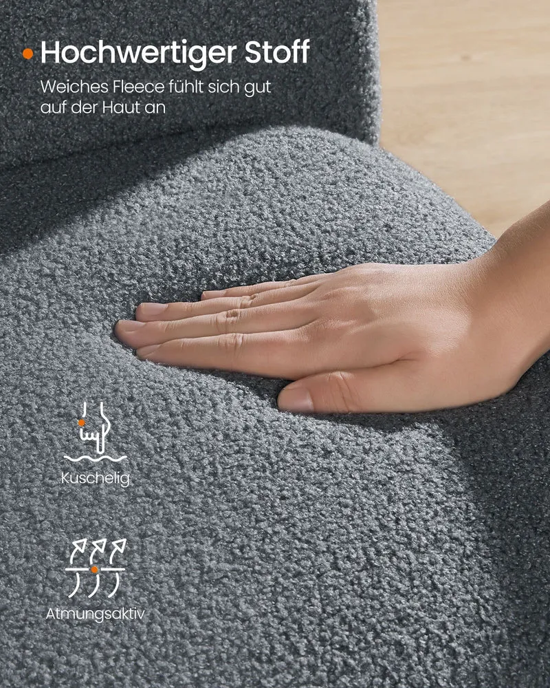 Schaukelstuhl – Bequemer Sessel mit Fleece-Polsterung