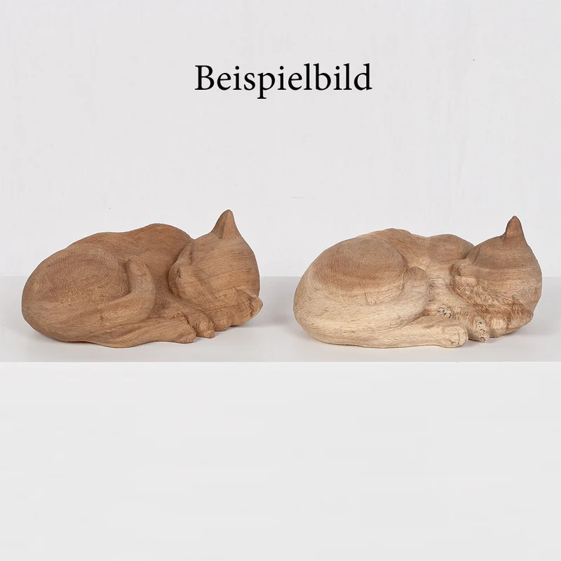 Deko-Katze KUCING Suar-Wood