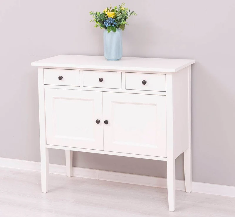 Sideboard aus Massivholz mit drei Schubladen