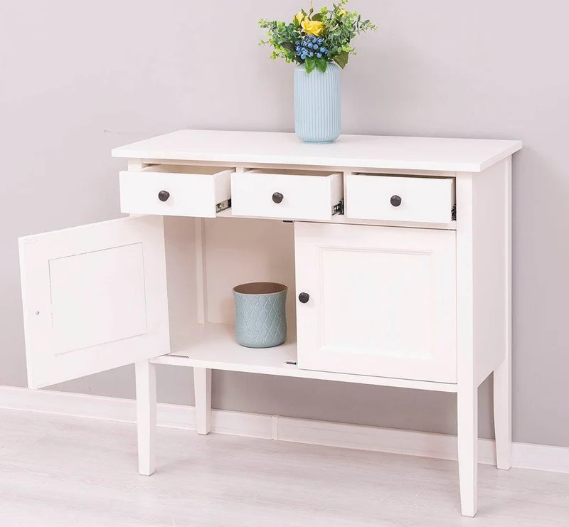 Sideboard aus Massivholz mit drei Schubladen