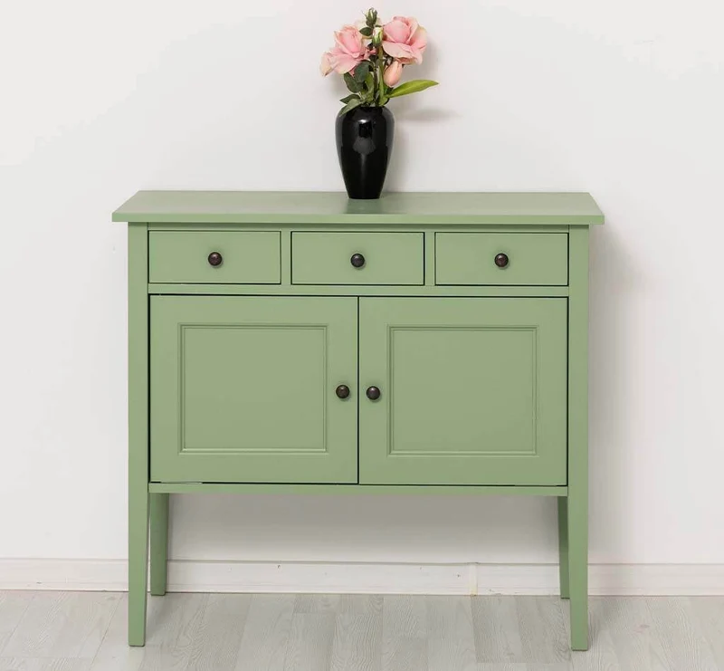 Sideboard aus Massivholz mit drei Schubladen