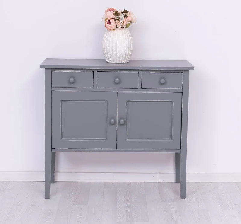 Sideboard aus Massivholz mit drei Schubladen