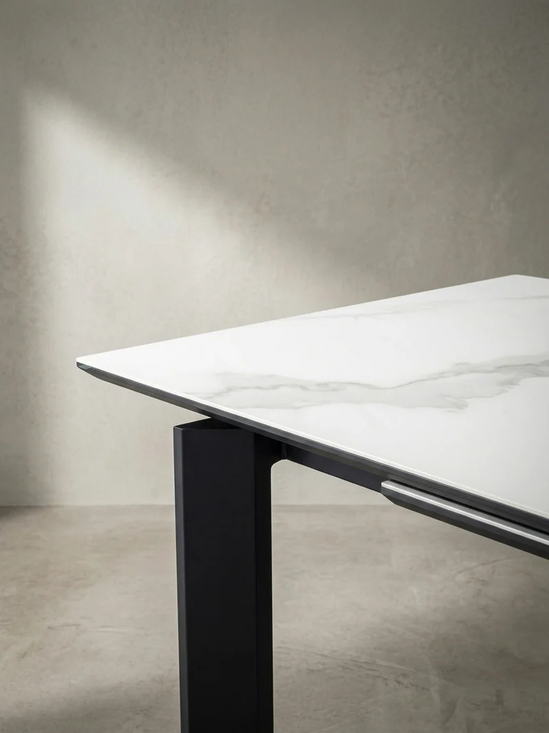 Esstisch Ausziehbar Keramik Glas Marmoroptik 180-240