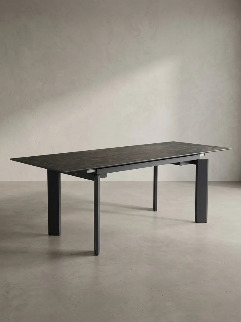 Esstisch Ausziehbar Keramik Glas Marmoroptik 180-240