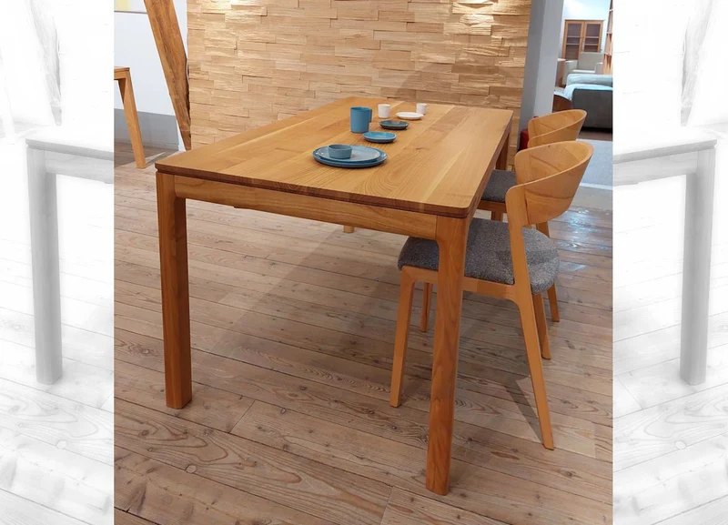 Tisch Tau, Kirsche, 160/90 cm - Wunderschönes Einzelstück