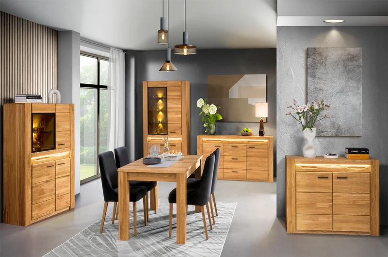 Vitrine aus Eichenholz VELVET 15 | LoftStory