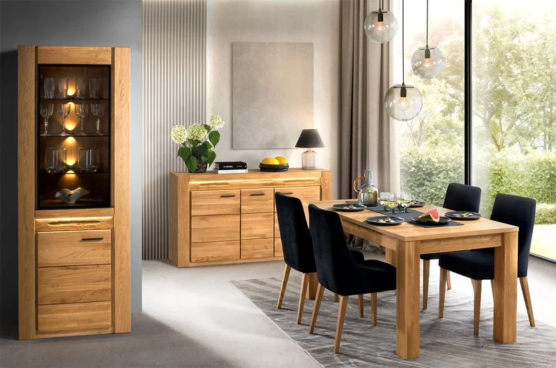 Vitrine aus Eichenholz VELVET 11 | LoftStory