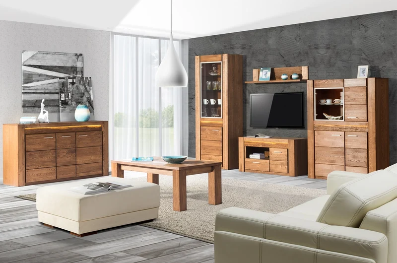 Vitrine aus Eichenholz VELVET 10 | LoftStory