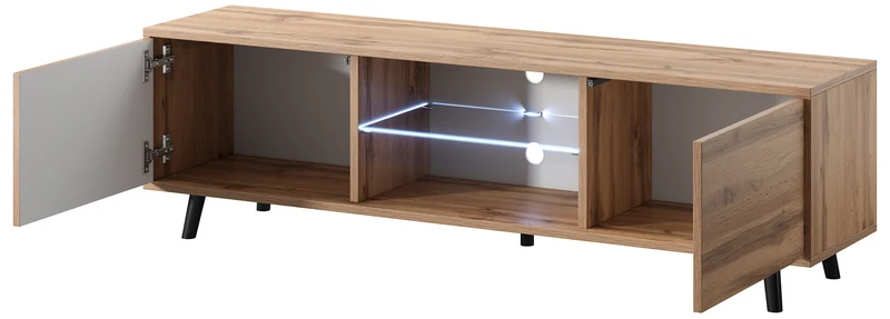 TV-Schrank Lefyr 140 cm Wotaneiche