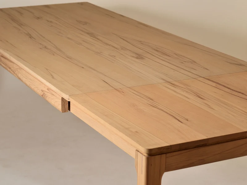 Tisch Tau, Kernbuche Weißöl, 190/93 cm - besonders günstiges Einzelstück