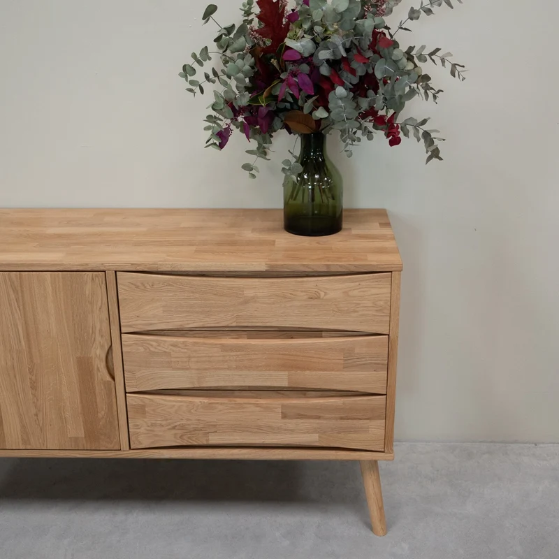 Eichenholz-Sideboard MALMO 1 | NordicStory
