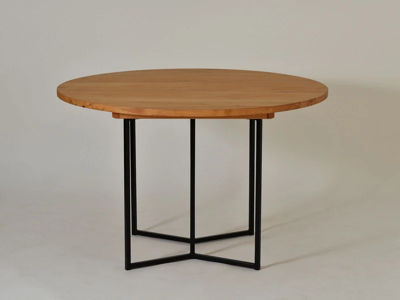 Tisch Orbis, Kernbuche, D 120 cm - Einzelstück im Preis gesenkt
