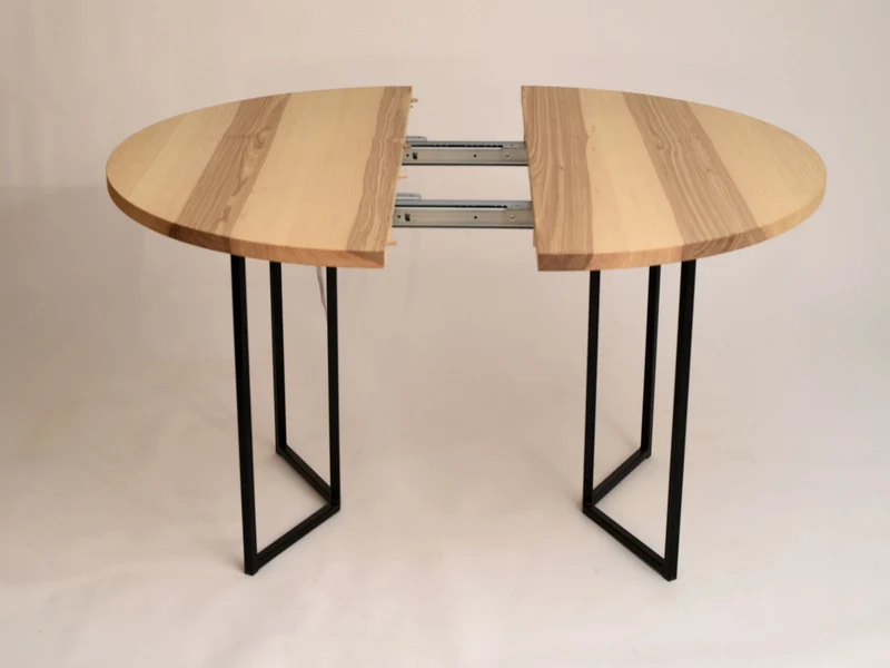 Tisch Orbis, Esche - D 110+ 50 cm zum Outlet-Preis
