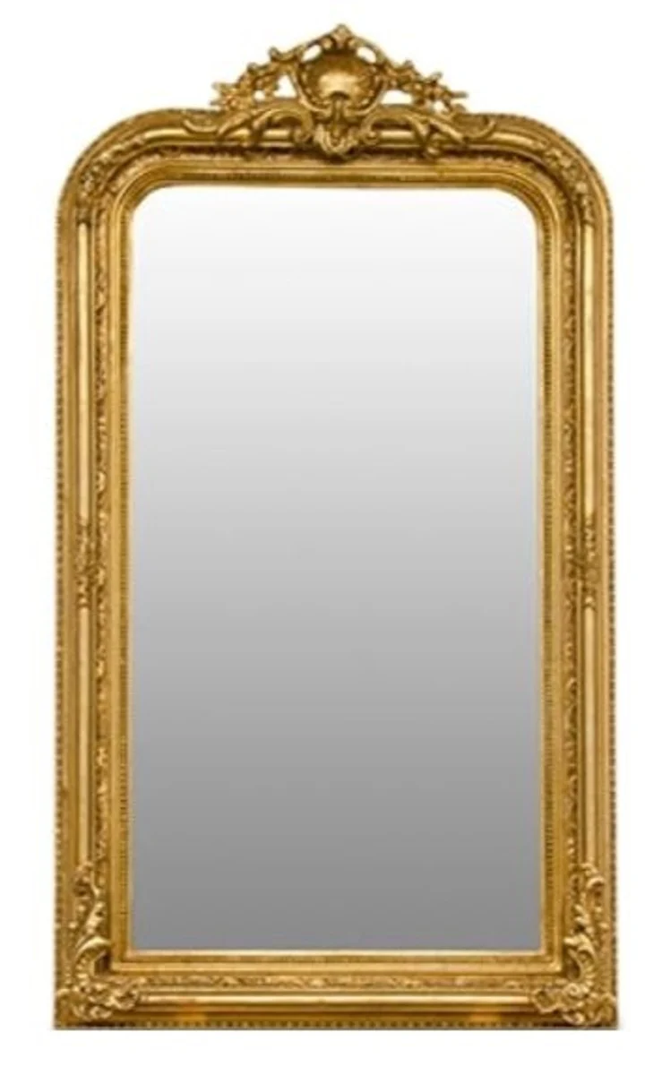 Casa Padrino Barock Spiegel Gold 86 x H. 155 cm - Wohnzimmermöbel im Barockstil
