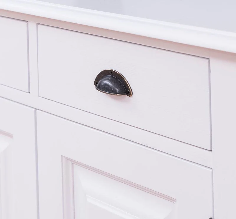 Sideboard aus Massivholz mit 2 Schubladen | Konsolenschrank in verschiedenen Farben
