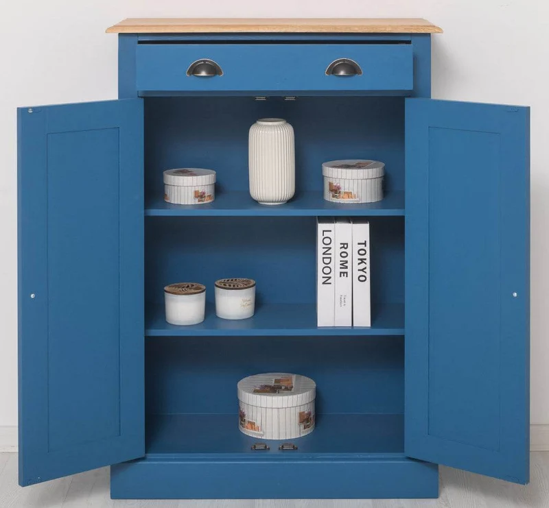 Landhaus Highboard aus Massivholz in verschiedenen Farben