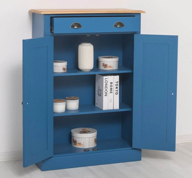 Landhaus Highboard aus Massivholz in verschiedenen Farben