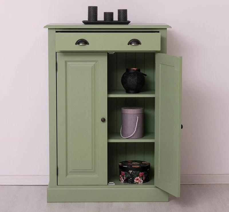 Landhaus Highboard aus Massivholz in verschiedenen Farben