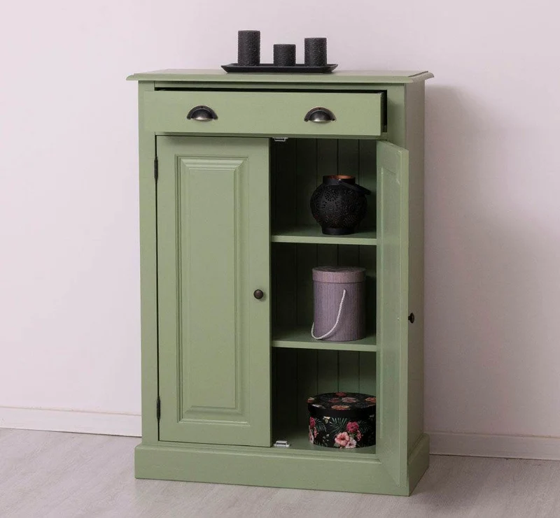 Landhaus Highboard aus Massivholz in verschiedenen Farben