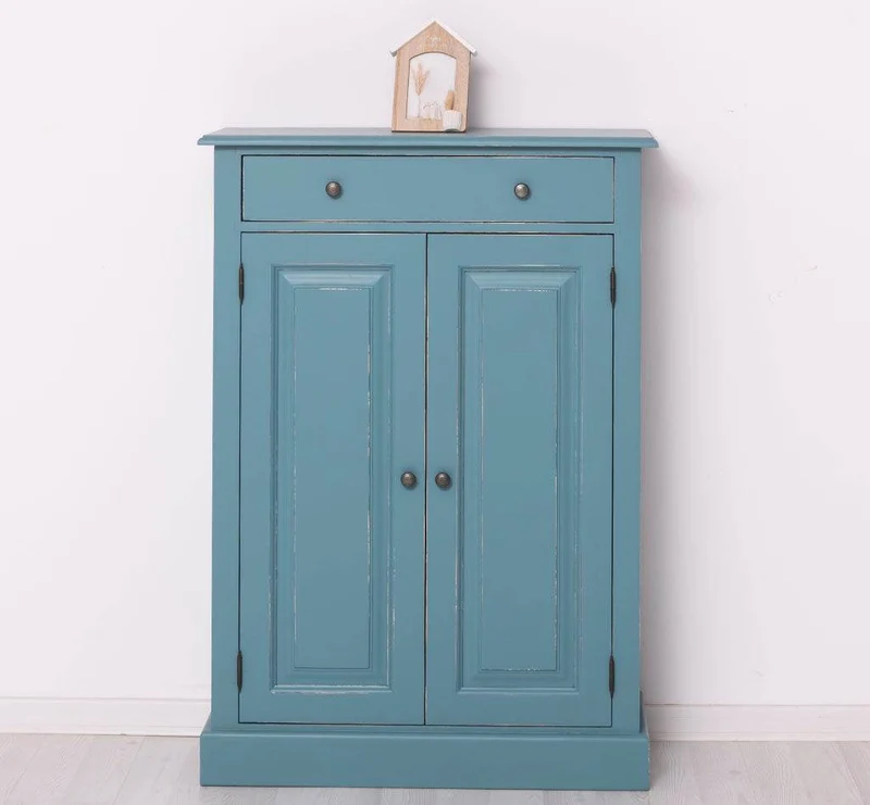 Landhaus Highboard aus Massivholz in verschiedenen Farben