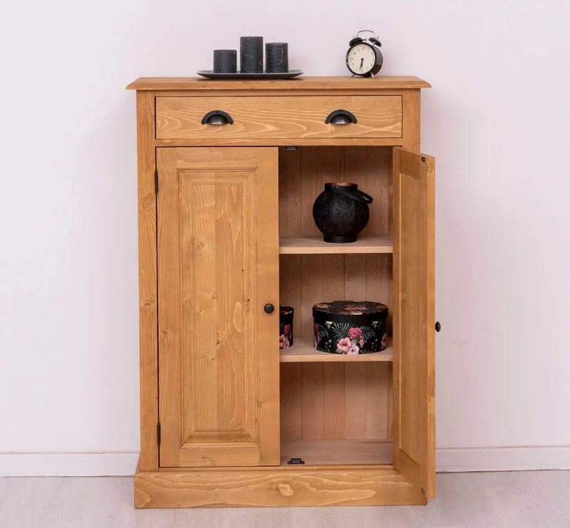 Landhaus Highboard aus Massivholz in verschiedenen Farben
