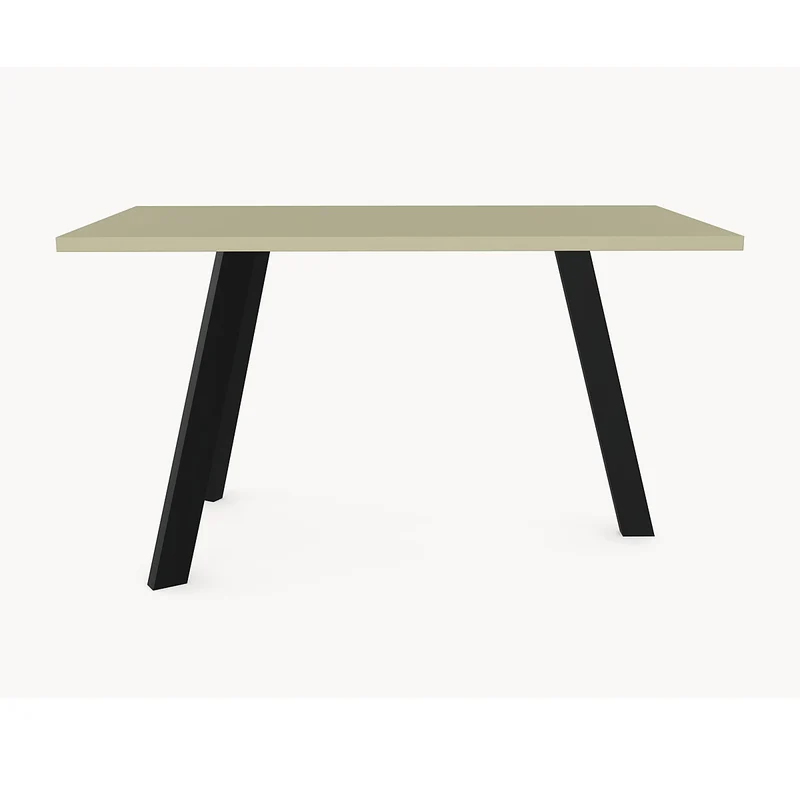 Melamine eettafel Lichen Green - Recht - Trias onderstel
