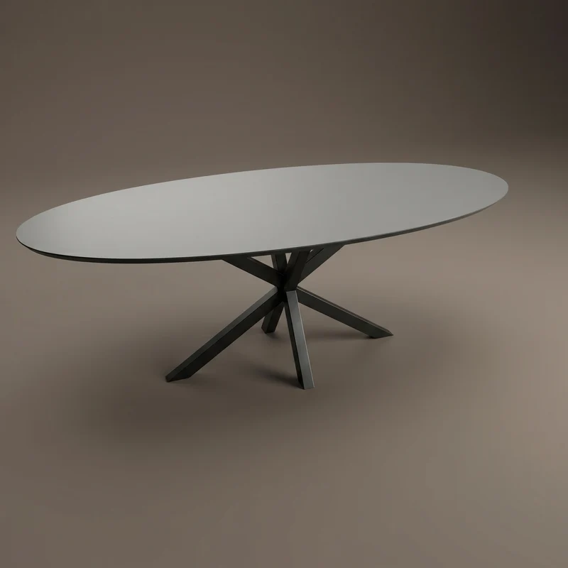 Fenix Grigrio Antrim eettafel - Ovaal - Matrix onderstel
